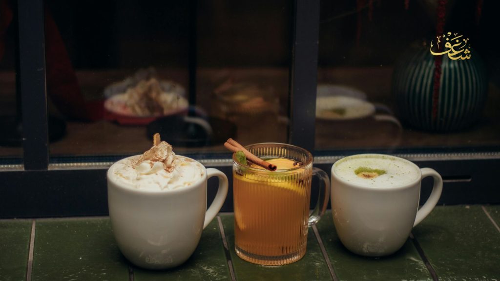 Best Hot Pistachio Drink in Washington DC Shaghfva Café premium pistachio drink local café beverage